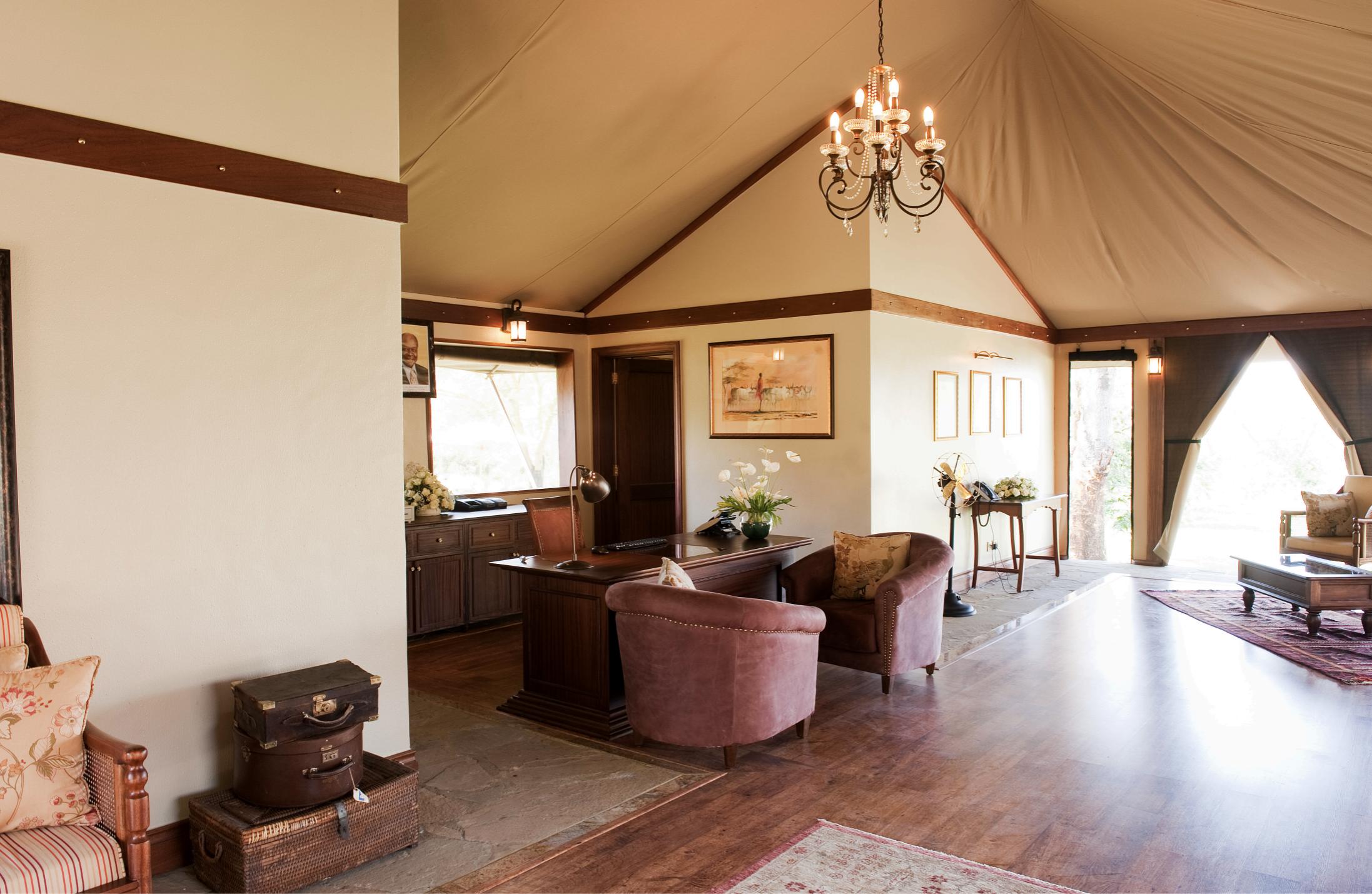 Lake Elmenteita Serena Camp Reception