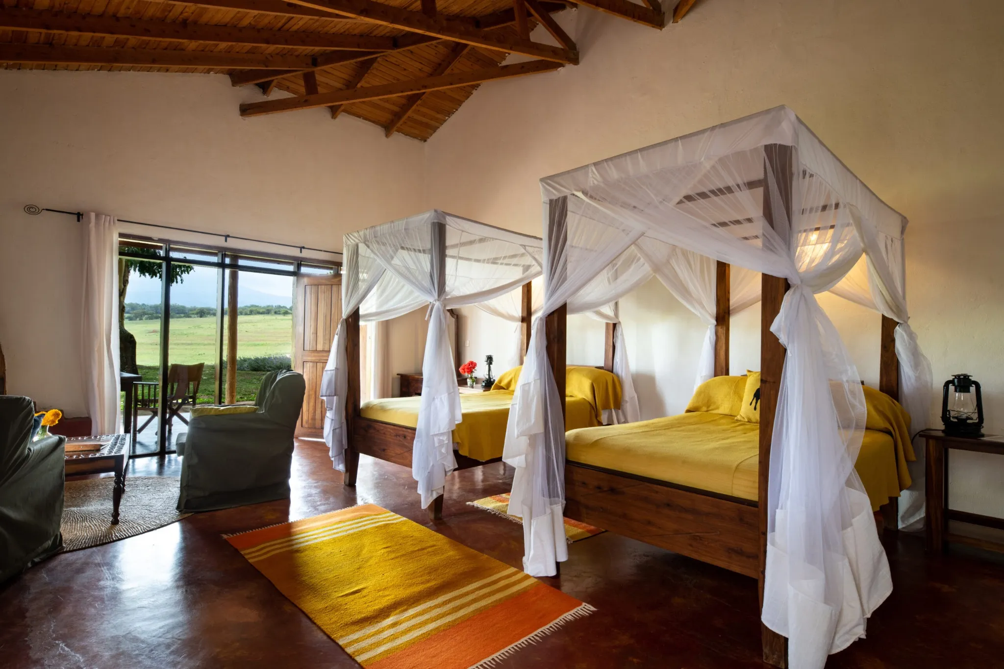 Ngorongoro Farmhouse Room View