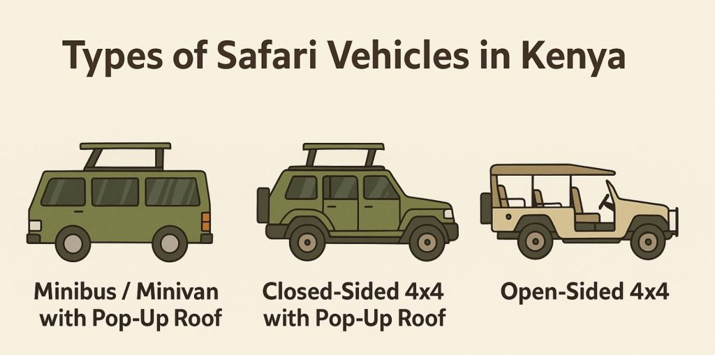 Types Safari Vehicle Africa