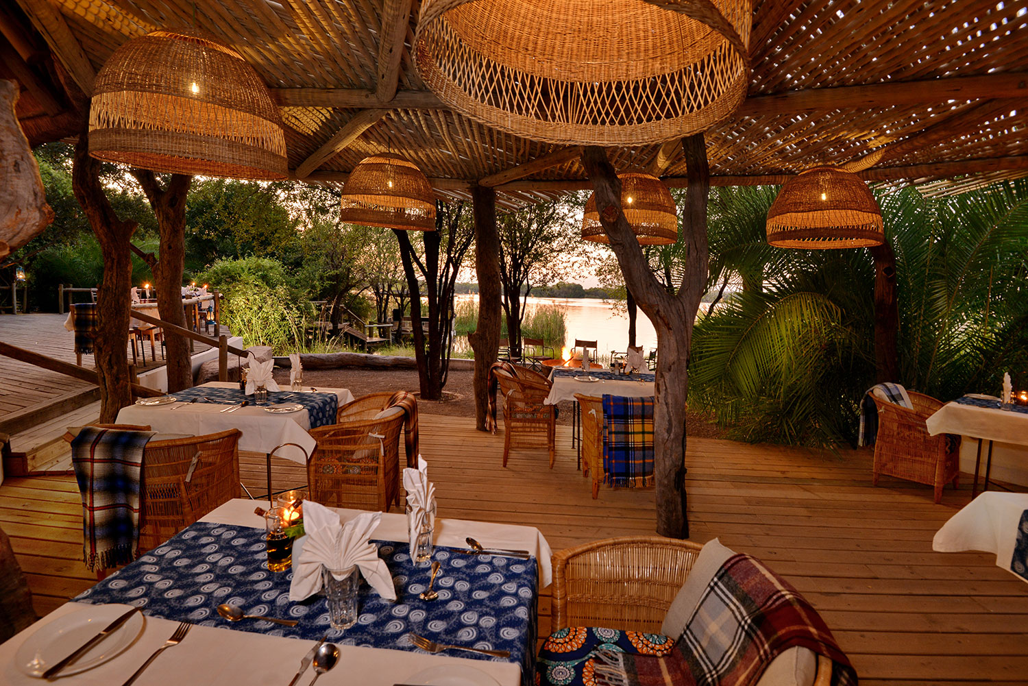 Chobe Bakwena Lodge Dining