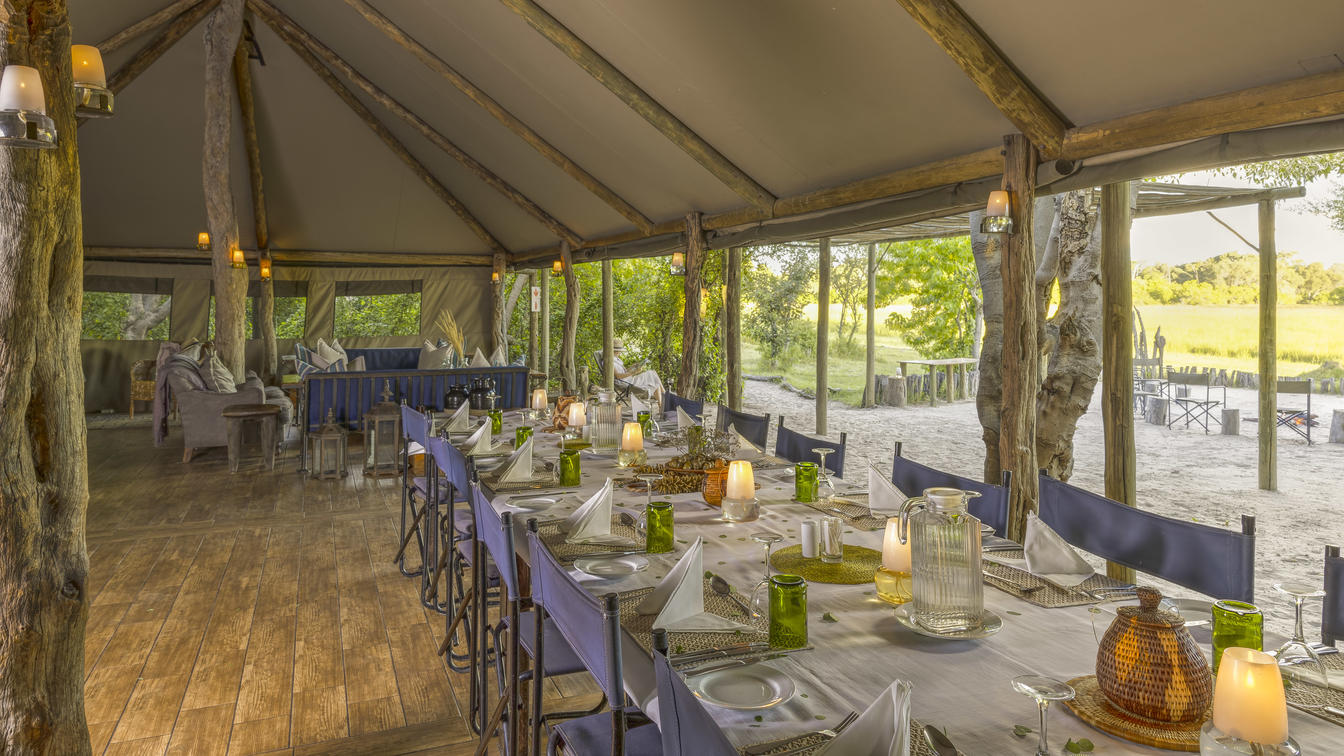 Sango Safari Camp Dining
